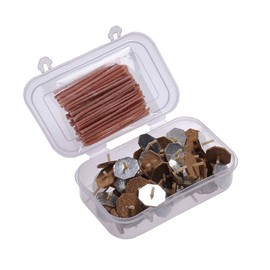 LightLamps Octagonal Floating Wicks for Oil Candles, 100 Count, Dripless, Multipurpose, Unscented