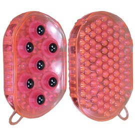 Tough-1 Rubber Jelly Massage Mitt Pink