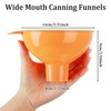 Nuogo 6 Pcs Wide Mouth Canning Funnels for Mason Jars