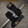 Weight Lifting Wrist Strap with Durable Double Layer Leather, Adjustable