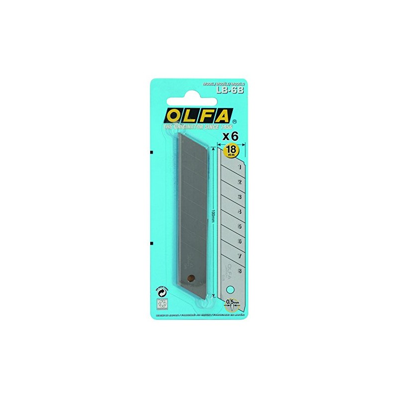 Olfa – Supplies, Materials – Pack of 6 Plastic Cutter