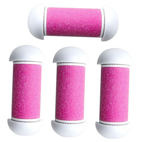 Mikinona 4pcs Replacement Rollers for Foot Callus Remove Tool Waterproof