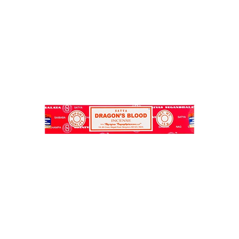 ETHNICITI Satya Nag Champa Genuine Dragon's Blood 15g Incense Sticks