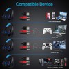 BlueFinger Backlit Gaming Keyboard and Mouse and LED Headset Combo,USB