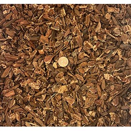 2.5 Quarts Medium Forest Bark 1/4"- 7/8" for Bonsai Soil Mix & Orchid Seedling, Cultivation - Organic Additive