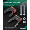SCITOO 2" Rear Drop Lowering Shackles Kit 1998-2011 for Ford