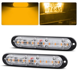 Chelhead LED Daylight for Boats, Thin, 10W, Yellow, Car Work Light, Work Light, Cargo Light, Auxiliary Light, 12V/24V, IP68 Waterproof, Dustproof, Explosive Light, White, Waterproof, Set of 2