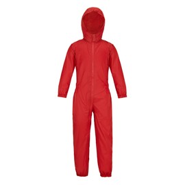 Wetplay Puddle Splash Suit Waterproof All In One Kids Rainsuit Childrens Childs Boys Girls (2-3 Years, Red)