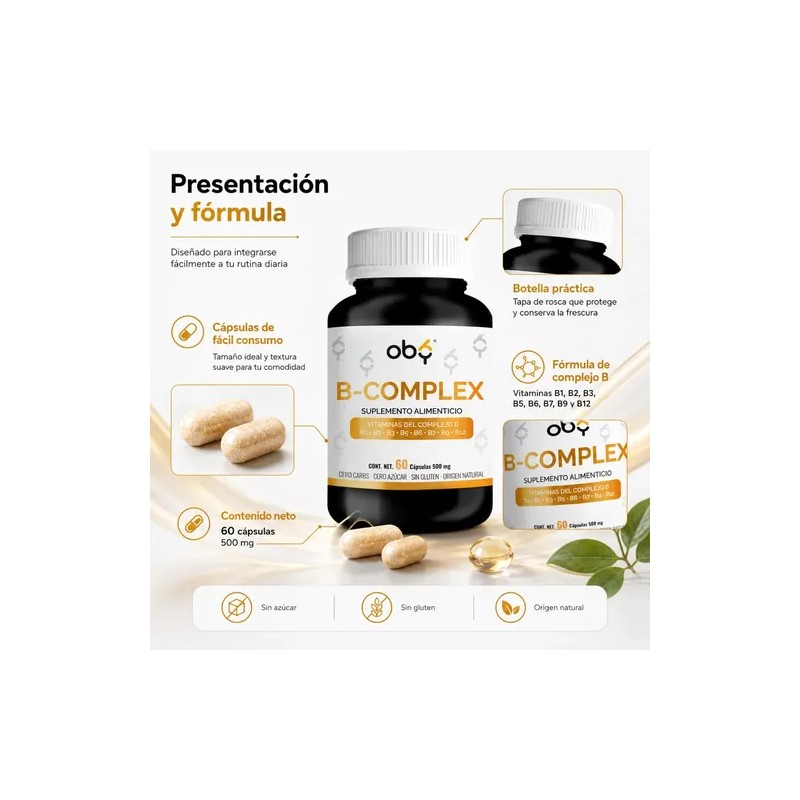 Complejo Vitaminas Grupo 500 Por Cápsula