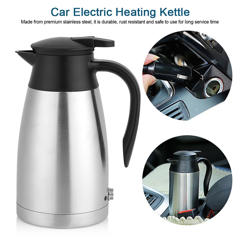 24V 1000ml Car Electric Kettle Auto Shut Off Water Heating