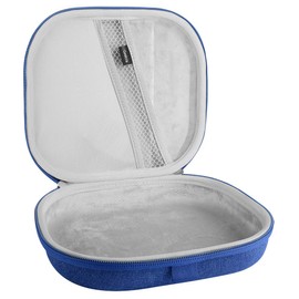 Geekria Shield Headphones Case Compatible withJBL Tune 660BTNC, Tune 700BT, Tune 510BT, Tune 570BT, Live 460NC Case, Replacement Hard Shell Travel Carrying Bag with Cable Storage (Blue)