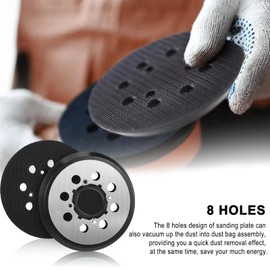 2PCS 5 Inch Sander Pads for DeWalt Sander, Metal Replacement Backing Pads for DeWalt Orbital Sander Pads, Compatible with DCW210B DWE6423 DWE6421 DCW210N, DWE64233 & N329079 Random Orbit Sander