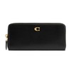 Coach Slim Accordion Zip, Black