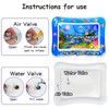 TOPJOWGA Water Mat Baby, Baby Water Play Mat, Inflatable Play