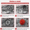 High performance Corvette Servo Piston Assembly with Cover, Snap Ring