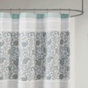 Madison Park Dawn Modern Cotton Fabric Shower Curtain, Cottage/Country Print