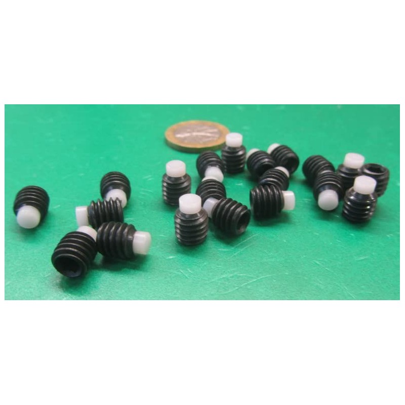 Black Oxide Finish Alloy Steel Nylon Tip Set Screw 5/16"-18
