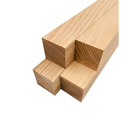 White Ash Lumber Square Turning Blanks (4pc) (2" x 2" x 18")