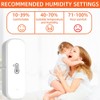 Kquepo ZigBee Humidity and Temperature Sensor, Hygrometer and Thermometer, Intelligent