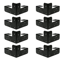 SupConn Upgraded 2x4 Galvanized Workbench Corner Brackets Kit,8pcs