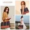 LOVEVOOK Laptop Bag for Women,15.6 inch Laptop Tote Bag Waterproof