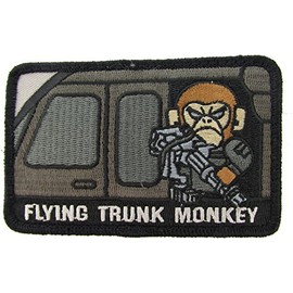 Flying Trunk Monkey Patch (SWAT (Black))