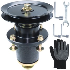 Lawneagle 037-6015-50 Spindle Assembly with 033-6004-00 Pulley Replaces Bad Boy 037-6015-50 Spindle, 037-6015-00 for Bad Boy ZT Elite 60", Maverick 60", ZT Elite Limited 60", Revolt 61" Decks
