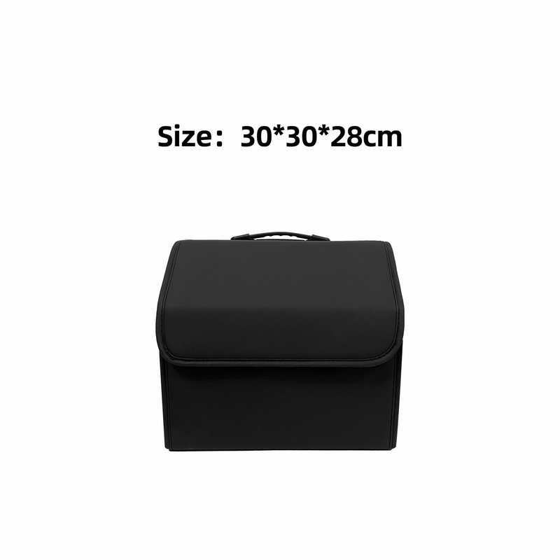 Collapsible Car Trunk Organizer for Vehicle Storage – PU Leather