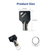 KLIVYA Elevator Key, FEO-K1 Fire Service Key Recall Reset Keys,Copper,Black/Silver,Pack