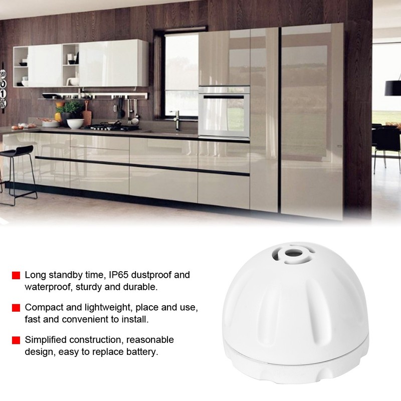 Water Leak Alarm Liquid Leakage Detector Sound Alarm Sensor Home