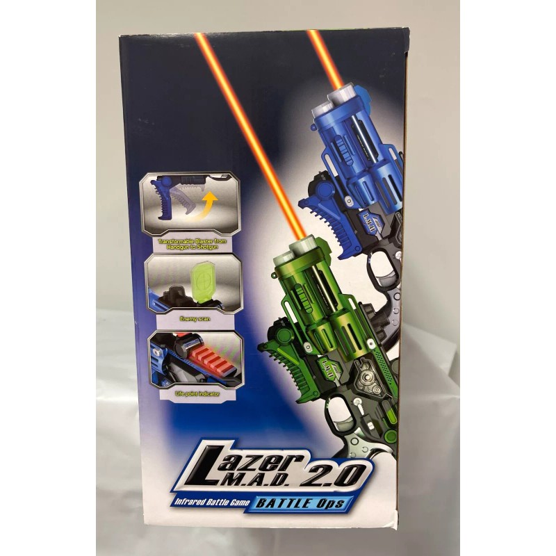 Silverlit Lazer Mad 2.0 Gear up for the battle Infrared