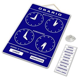 Adjustable Hour Display for Shops, Laboratories, Bars, Gold