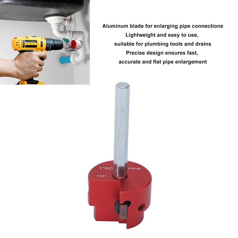 PVC Pipe Reamer Kit Aluminum Alloy Pipe Fitting Reamer PVC