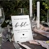 Nrleey Bible Guestbook Sign for Wedding- Bridal Shower Decorations, Wedding