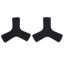 Harilla Pack of 2 Snorkelling Fins Grip Strap, Fin Holder, Adjustable Grip Strap for Snorkelling, Diving, Swimming, Grip Strap for Fins for Children and Adults, Black, L