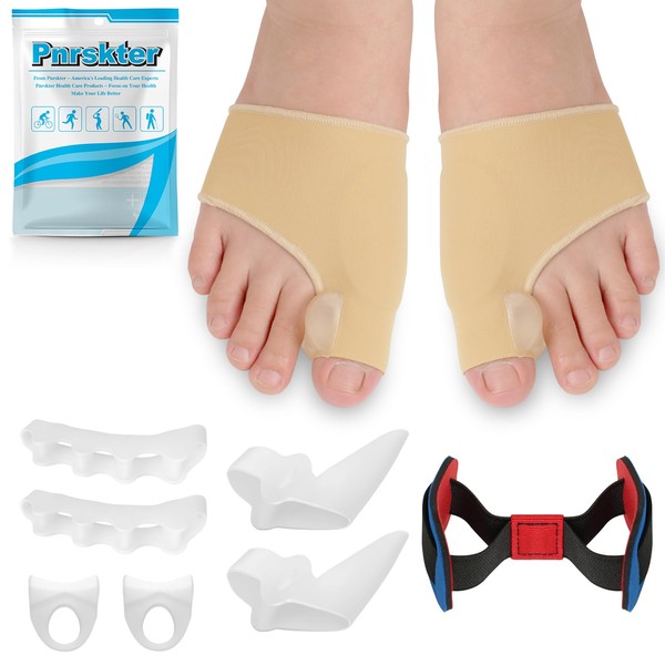 9PCS Bunion Corrector for Women and Men, Big Toe Straightener,
