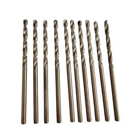 Generic 1-10MM 10 PCS MICRO HSS PRO TITANIUM COATED COBALT JOBBER STAINLESS STEEL DRILL BITS SET METAL WOOD PLASTIC UK (1.5mm)