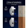 4 Pack Solar Wall Lights, Stainless Steels Outdoor Waterproof Motion