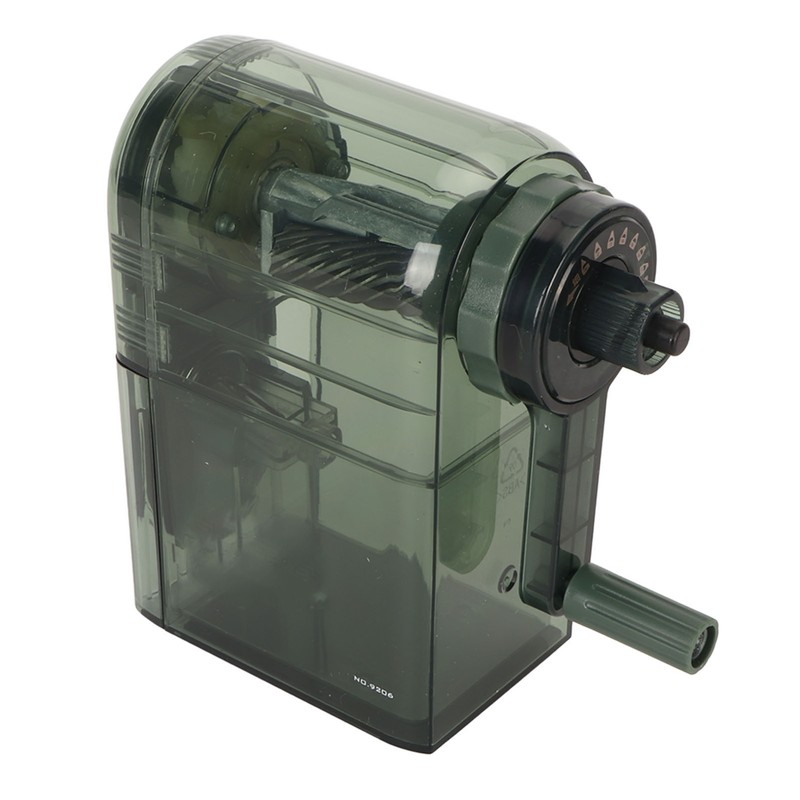 Manual Pencil Sharpener 7 Speeds Adjustable Pencil Tips Portable Handheld