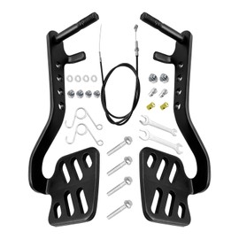 Vaticas Go Cart Brake Throttle Pedal Kit with 71" Throttle Cable Fit for Go Cart Kart Predator 212cc 196cc 6.5hp Radio Flyer Azusa Carter Road Rocket Vintage Drift Trike Azusa Fun Kart Black