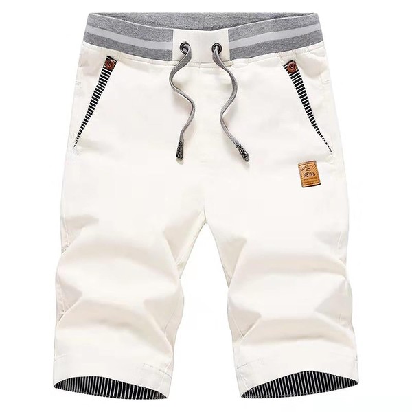 HCSS Mens Shorts Casual Summer Chino Shorts with Elastic Waist