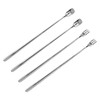 4Pcs 304 Stainless Steel Coffee Spoon Long Handle Coffee Spoon
