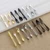 tooloflife 5 PCS Spoon Shape Door Handle Bright Chrome Cabinet