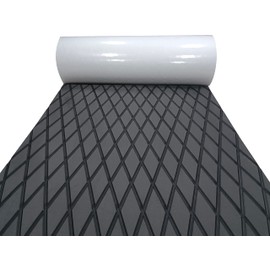 LSS laidi Boat Flooring Eva Foam Decking Marine Non-Slip Self-Adhesive Flooring for Motorboat Fishing Boat RV Yacht Kayak Swimming Pool 110.2''/102.3''/94.5''/86.6''/59''/X37.4''