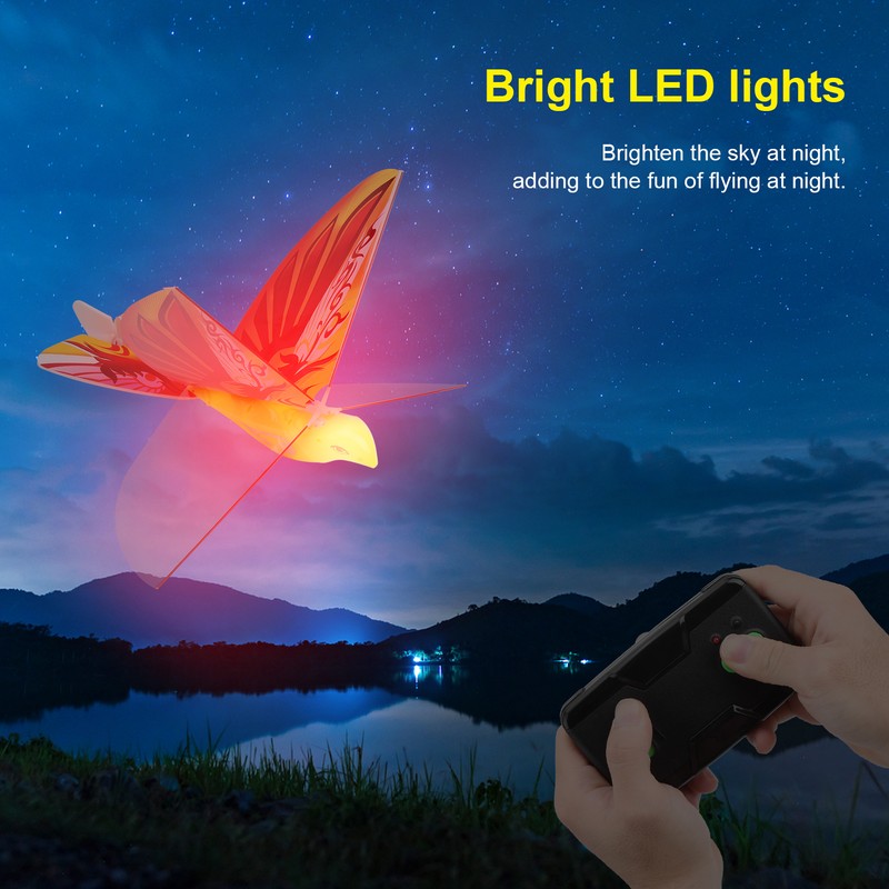 RC Flying Bird Toy Highly Simulation 2.4GHz Remote Control EBird