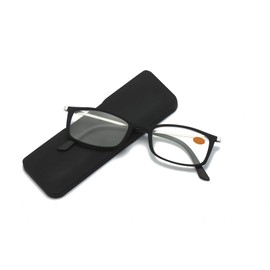KoKoBin Ultra-thin anti-blue reading glasses, anti-glare glasses,Black 2.00