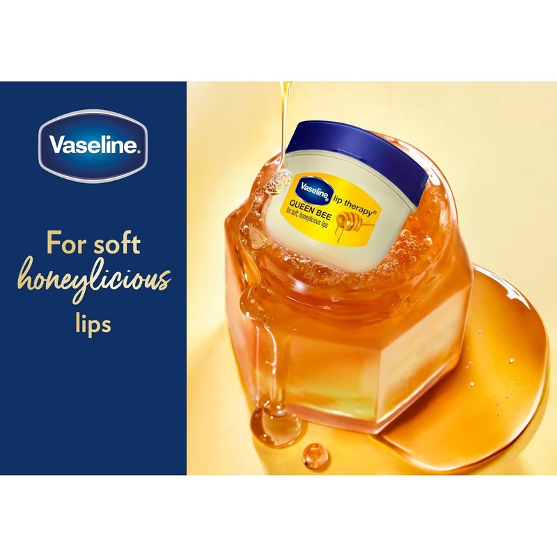 Vaseline Bálsamo para Labios Mini Tarro Queen Bee 7g, Hidratación