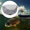 Rubber Fishing Net Replacement Transparent Black Collapsible Fishing Landing Net
