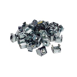 RackGold Zinc 10-32 Snap-in Cage Nuts 25 Pack - USA Made