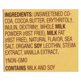 UD_Lily's Sweets Case of 12 2.80 Oz. Semi-Sweet & Milk Chocolate Bars Solid Form Caramelized & Salted with Nut Flavor